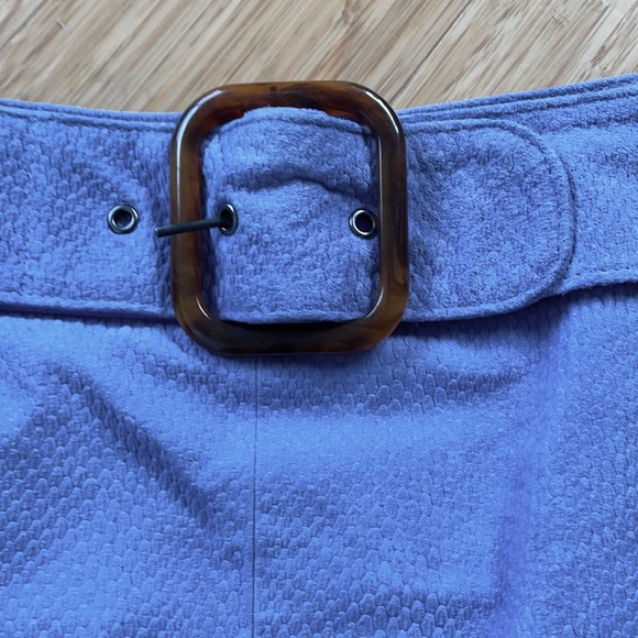 Anthropologie periwinkle suede skirt - Picture 2 of 3